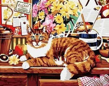 Carica l'immagine nel visualizzatore di Gallery, Dipingere con i numeri - Gatto Di Città