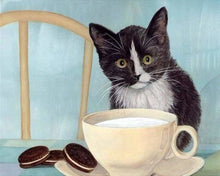 Carica l'immagine nel visualizzatore di Gallery, Dipingere con i numeri - Gatto In Cucina