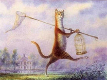 Carica l'immagine nel visualizzatore di Gallery, Dipingere con i numeri - Gatto In Cerca Di Cibo