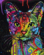 Carica l'immagine nel visualizzatore di Gallery, Dipingere con i numeri - Gatto Fashion