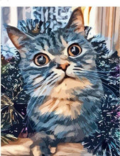 Carica l'immagine nel visualizzatore di Gallery, Dipingere con i numeri - Gatto Con Stile
