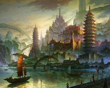 Carica l'immagine nel visualizzatore di Gallery, Dipingere con i numeri - Antica Città Dell'Asia