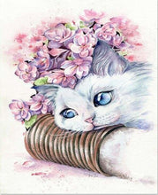Carica l'immagine nel visualizzatore di Gallery, Dipingere con i numeri - Gattino Carino