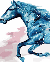 Carica l'immagine nel visualizzatore di Gallery, Dipingere con i numeri - Cavallo Blu