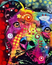 Carica l'immagine nel visualizzatore di Gallery, Dipingere con i numeri - Cane Colorato