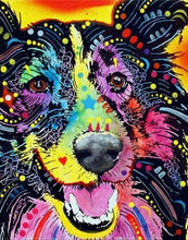 Carica l'immagine nel visualizzatore di Gallery, Dipingere con i numeri - Cane Che Sorride Con Stile