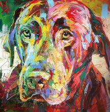 Carica l'immagine nel visualizzatore di Gallery, Dipingere con i numeri - Cane E Terra Colorati