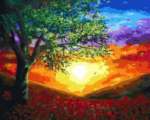 Carica l'immagine nel visualizzatore di Gallery, Dipingere con i numeri - Tramonto Splendente