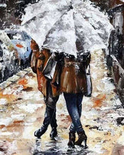 Carica l'immagine nel visualizzatore di Gallery, Dipingere con i numeri - Coppia Sotto Un Ombrello