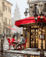 Carica l'immagine nel visualizzatore di Gallery, Dipingere con i numeri - Coppia al bar