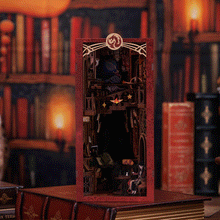 Carica l&#39;immagine nel visualizzatore di Gallery, Book Nook - La Magia del Caminetto