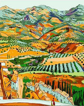 Carica l'immagine nel visualizzatore di Gallery, Dipingere con i numeri - Paesaggio Di Campagna Dalle Colline
