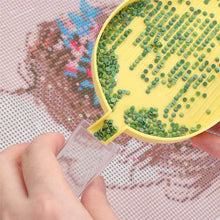 Carica l&#39;immagine nel visualizzatore di Gallery, 1 Paio di Vassoi per Diamond Painting a forma di Foglia Gialla