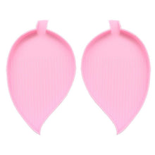 Carica l&#39;immagine nel visualizzatore di Gallery, 1 Paio di Vassoi Organizzativi Diamond Painting Design di Foglia Rosa Accessori