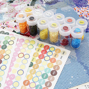 572 Etichette Rotonde DMC Diamond Painting
