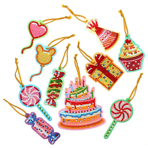 Ciondolo Diamond Painting Set di 10 pezzi