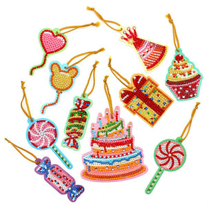 Ciondolo Diamond Painting Set di 10 pezzi