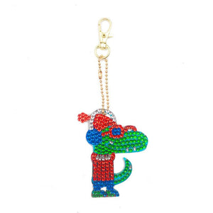Ciondolo Diamond Painting Dinosauri Cool Set di 4 pezzi