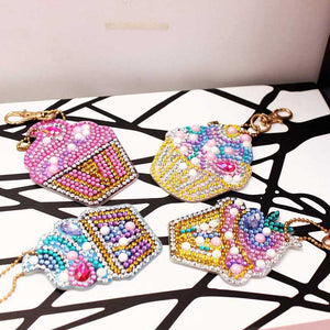 Ciondolo Diamond Painting Muffin Set di 4 pezzi