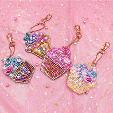 Carica l&#39;immagine nel visualizzatore di Gallery, Ciondolo Diamond Painting Muffin Set di 4 pezzi