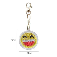 Carica l&#39;immagine nel visualizzatore di Gallery, Ciondolo Diamond Painting Smiley Set di 5 pezzi
