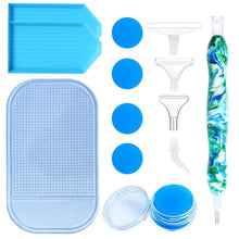 Carica l'immagine nel visualizzatore di Gallery, Penna Premium Diamond Painting Ergonomica Turchese 5 Varianti