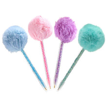 Carica l'immagine nel visualizzatore di Gallery, Penna con Glitter Diamond Painting con Pompon in 4 Colori Accessorio