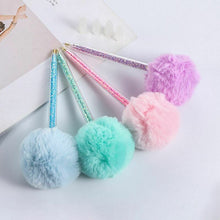 Carica l'immagine nel visualizzatore di Gallery, Penna con Glitter e Pompom Diamond Painting in 4 Colori
