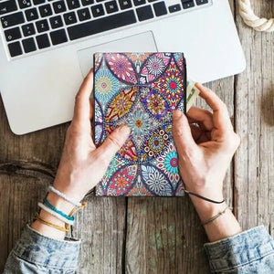 Borsa da polso Diamond Painting con fiori