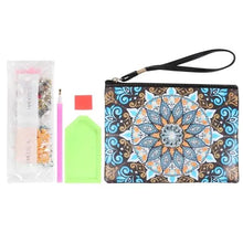 Carica l&#39;immagine nel visualizzatore di Gallery, Borsa da Polso Diamond Painting con Mandala Blu