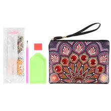 Carica l&#39;immagine nel visualizzatore di Gallery, Borsa da polso Diamond Painting con pavone rosso