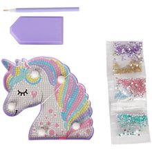 Carica l'immagine nel visualizzatore di Gallery, Luce LED Diamond Painting Unicorno