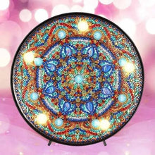 Carica l'immagine nel visualizzatore di Gallery, Lampada LED Diamond Painting Stella Mandala Blu
