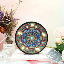 Carica l'immagine nel visualizzatore di Gallery, Lampada LED Diamond Painting Stella Mandala Blu