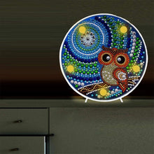 Carica l'immagine nel visualizzatore di Gallery, Lampada LED Diamond Painting Gufo