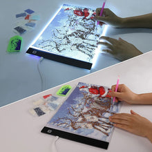 Carica l&#39;immagine nel visualizzatore di Gallery, Base LED per Diamond Painting A3