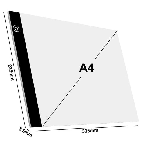 Tavoletta LED Diamond Painting A4