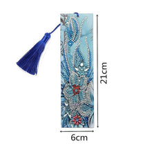 Carica l'immagine nel visualizzatore di Gallery, Segnalibro Diamond Painting Fiori Blu