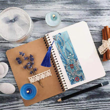 Carica l'immagine nel visualizzatore di Gallery, Segnalibro Diamond Painting Fiori Blu