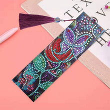 Carica l'immagine nel visualizzatore di Gallery, Segnalibro Diamond Painting Fiore con Farfalla