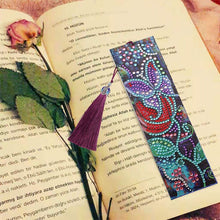 Carica l'immagine nel visualizzatore di Gallery, Segnalibro Diamond Painting Fiore con Farfalla