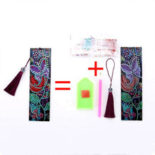 Carica l'immagine nel visualizzatore di Gallery, Segnalibro Diamond Painting Fiore con Farfalla
