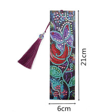 Carica l'immagine nel visualizzatore di Gallery, Segnalibro Diamond Painting Fiore con Farfalla