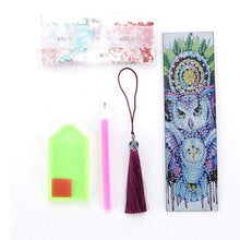 Carica l'immagine nel visualizzatore di Gallery, Segnalibro Diamond Painting Gufo