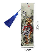 Carica l'immagine nel visualizzatore di Gallery, Segnalibro Diamond Painting Tigre