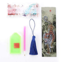 Carica l'immagine nel visualizzatore di Gallery, Segnalibro Diamond Painting Tigre