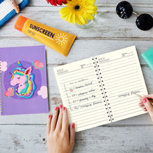 Carica l'immagine nel visualizzatore di Gallery, Quaderno Diamond Painting Unicorno Viola