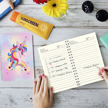 Carica l'immagine nel visualizzatore di Gallery, Quaderno Diamond Painting Unicorno Rosa