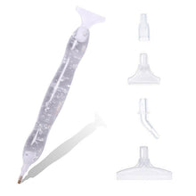 Carica l'immagine nel visualizzatore di Gallery, Stilo Premium Diamond Painting Ergonomico Foglia Argento Accessorio