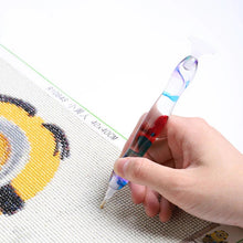 Carica l'immagine nel visualizzatore di Gallery, Penna Premium Diamond Painting Ergonomica Viola/Rossa